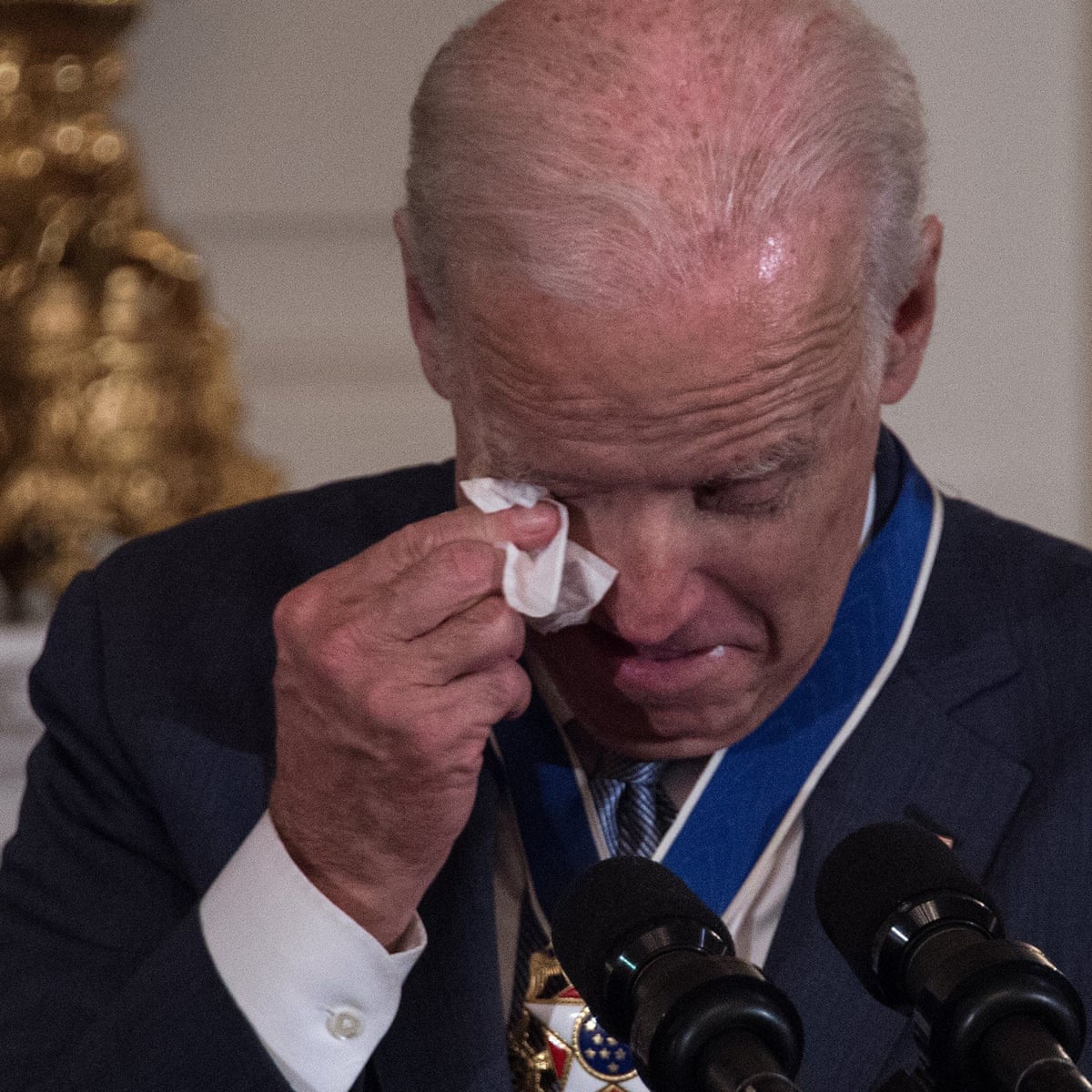 Joe Biden S Tears Show Politics Doesn T Have To Be Macho Joe Biden The Guardian