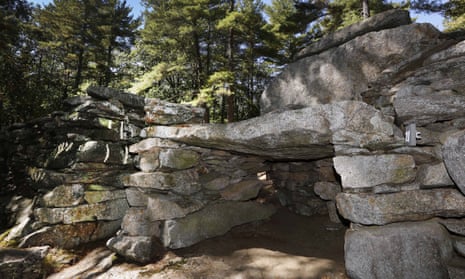 A rock formation called ‘America’s Stonehenge’ in Salem, New Hampshire. 