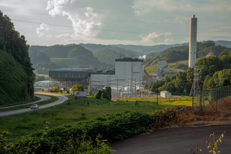 Dominion’s Virginia City Hybrid Energy Center, a large coal burning power plant in St Paul, Virginia.