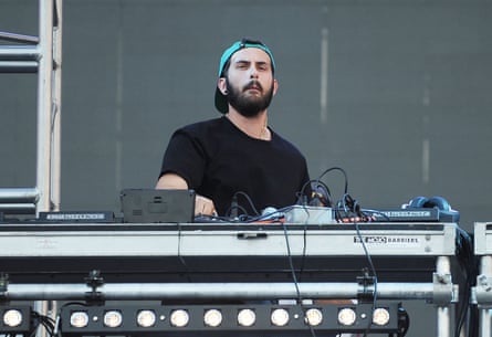 Asaf Borger performs at the 2015 Electric Zoo festival in New York.