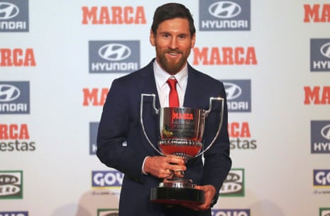 Lionel Messi has won the Pichichi award five times.