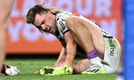 Broken but unbeaten: Ryan Papenhuyzen vows to 'go again' after horror NRL  injury | NRL | The Guardian