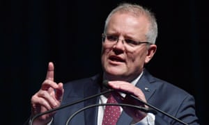 Scott Morrison speaks at the Queensland Resources Council annual lunch