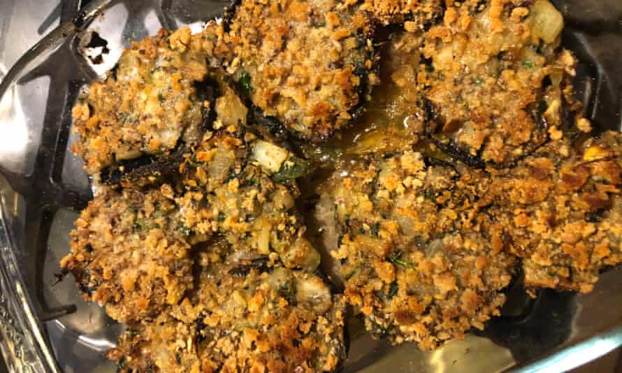 ‘Life is not too short’: stuffed mushrooms.