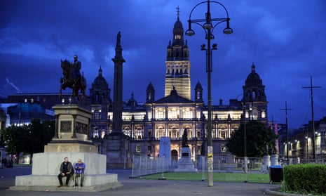 George Square in Glasgow.