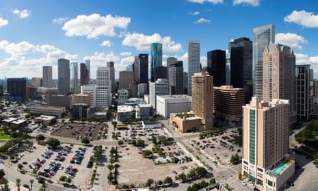 view of houston skyline