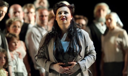 Liudmyla Monastyrska as Abigaille in Nabucco at Royal Opera House, London