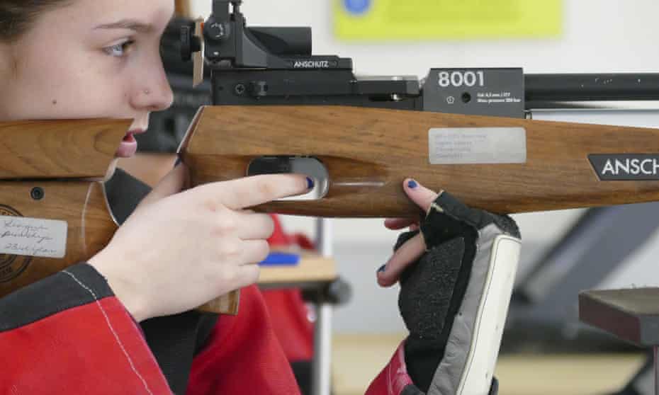 The Civilian Marksmanship Program claims that air rifle has one of the lowest injury rates of all youth sports