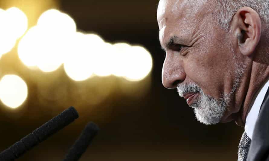 The Afghan president, Ashraf Ghani
