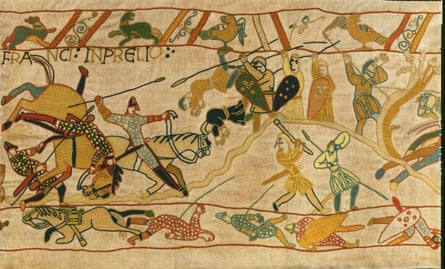 Part of Reading’s replica of the Bayeux tapestry.