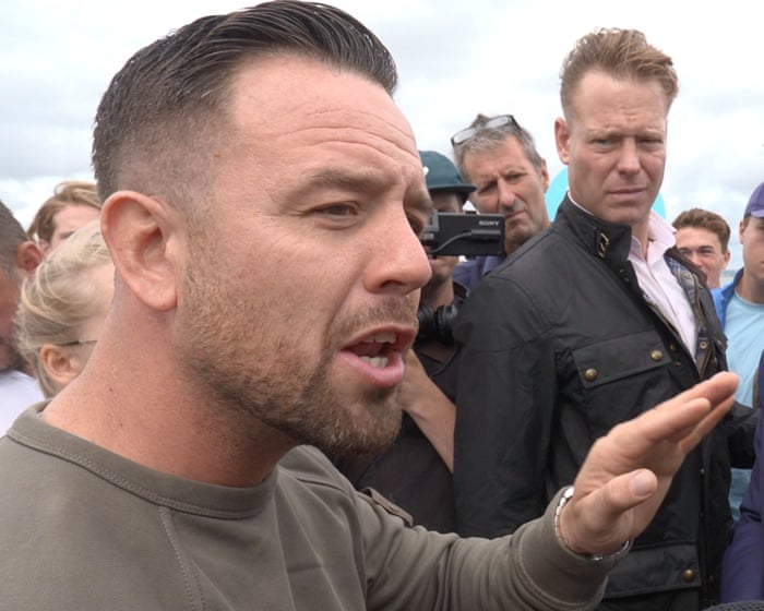‘Outright racist’ activist Daniel Thomas will face ‘full force of law’ over any crimes, says home secretary