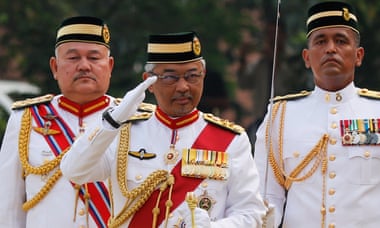 The king of Malaysia, Sultan Abdullah Sultan Ahmad Shah