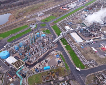 Huntsman’s plant at Wilton on Teesside