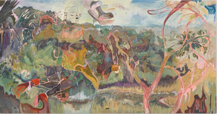 The Paradise Edict, 2019, by Michael Armitage.