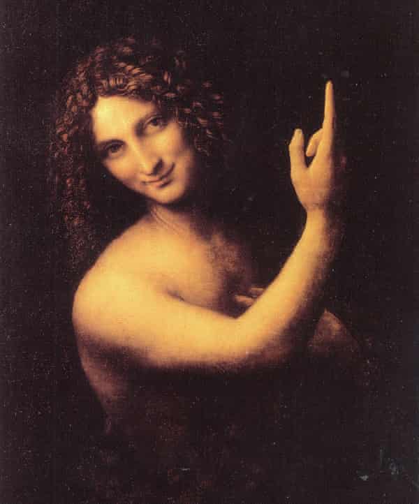 Owned by Charles I … Leonardo da Vinci’s St John the Baptist.