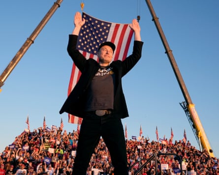 a still from Alex Gibney’s documentary Musk.