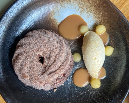 One of the desserts at Apricity.