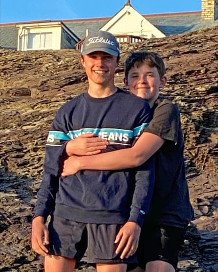 Family handout photo of Barnaby Webber (left)