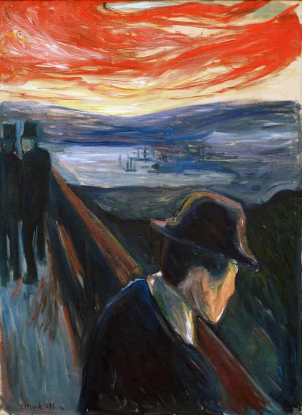 Munch’s Sick Mood at Sunset: Despair.