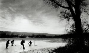 When school’s away; the Boys will play; And a frozen bog just outside Grimsby provided the ideal setCANADA - JANUARY 01: When school’s away; the Boys will play; And a frozen bog just outside Grimsby provided the ideal setting Tuesday afternoon for Canada’s national pastime -- ice hockey. The cold Arctic air mass will continue to hold Southern Ontario in its grip today with highs of minus 3C (37.5F) predicted for most of the region. Niagara and Metro may even see a snow flurry. (Photo by Peter Power/Toronto Star via Getty Images)