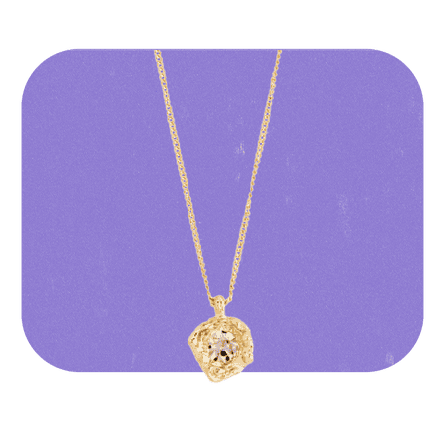 Gold-plated necklace.