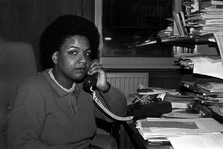 Diane Abbott in 1986, when she was an equality officer for the film technicians’ union ACTT