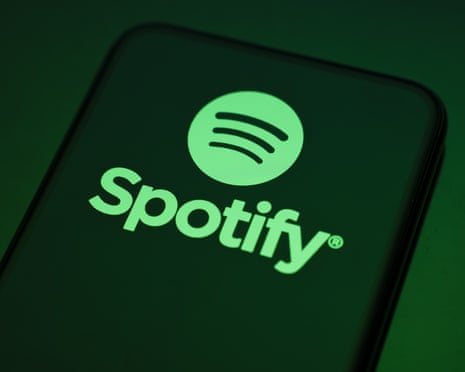 Illustrations Of The Spotify Music Streaming App, Créteil, France - 29 Sep 2025Mandatory Credit: Photo by Samuel Boivin/NurPhoto/Shutterstock (15510161f)
Green Spotify logo on a phone screenIllustrations Of The Spotify Music Streaming App, Créteil, France - 29 Sep 2025
