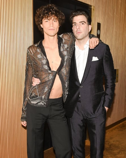 Quinto with his partner Miles McMillan, May 2016.