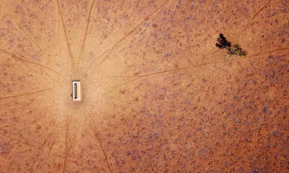 scorched Australian land