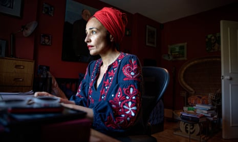 Author Zadie Smith at her home in London
