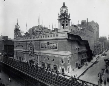 The Manhattan Hippodrome, Sixth Avenue between 43rd Street and 44th Street, 1905.