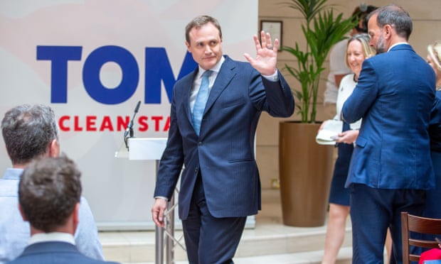 Tom Tugendhat took only two questions as he launched his leadership campaign