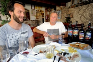 Marko and Bartul BatistiÄ of the Zure Winery Lumbarda Korcula Croatia
