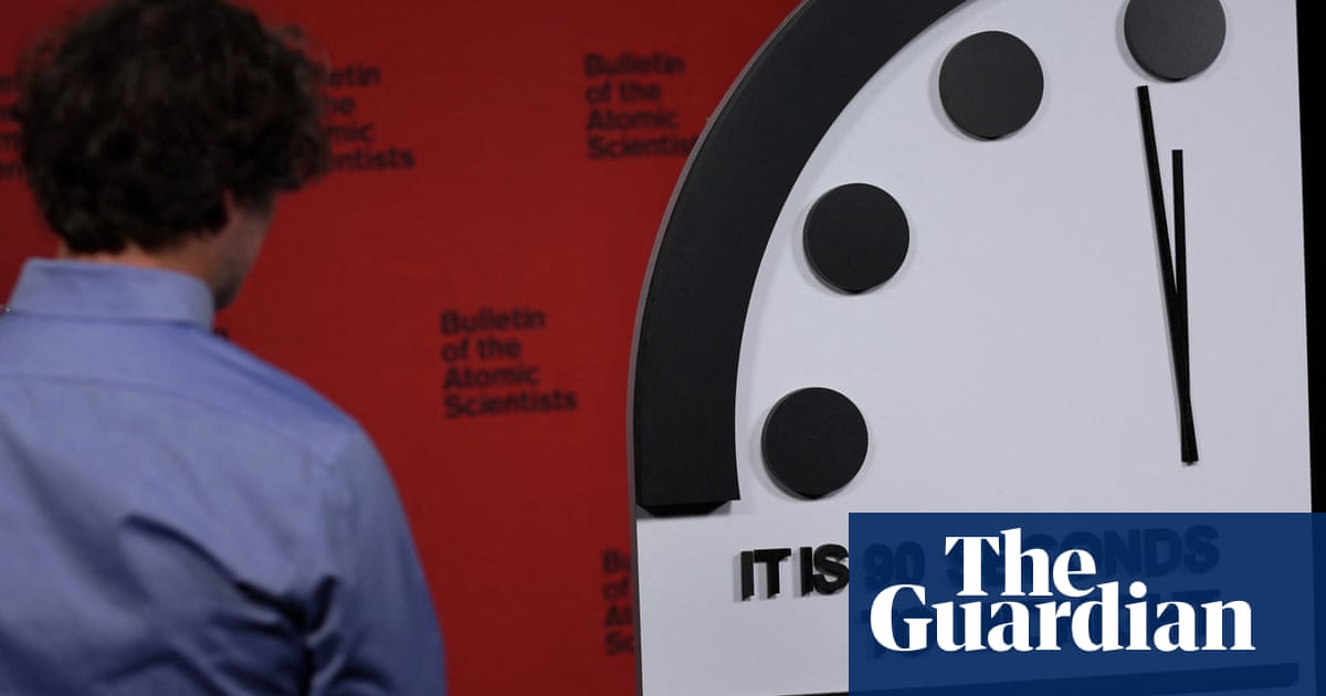 Wars and climate crisis keep Doomsday Clock at 90 seconds to midnight | World news