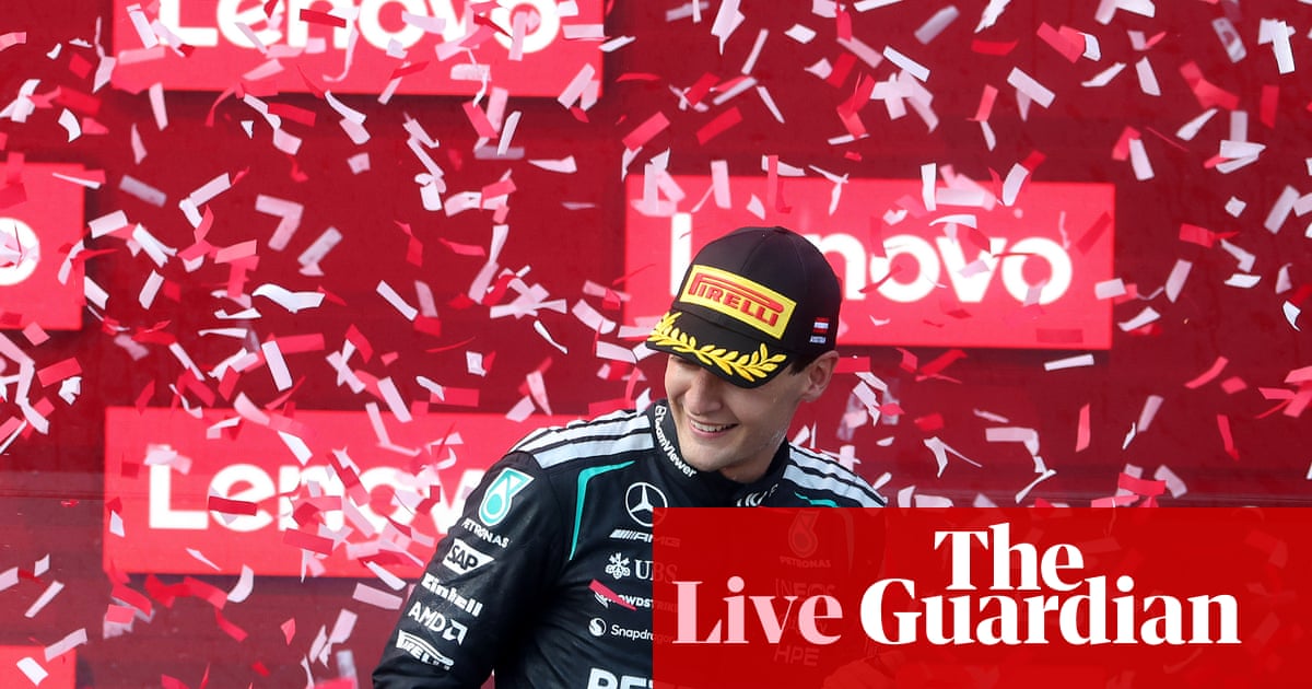 George Russell wins F1 Austrian GP ahead of Verstappen and Antonelli – live reaction