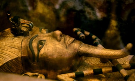 King Tutankhamun’s golden sarcophagus