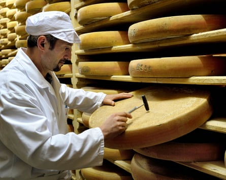 A comté refinement cellar.