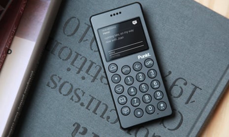 The MP 01 phone, a back-to-basics mobile made by company Punkt