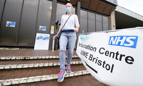 The vaccination centre on the campus of the University of the West of England, Bristol