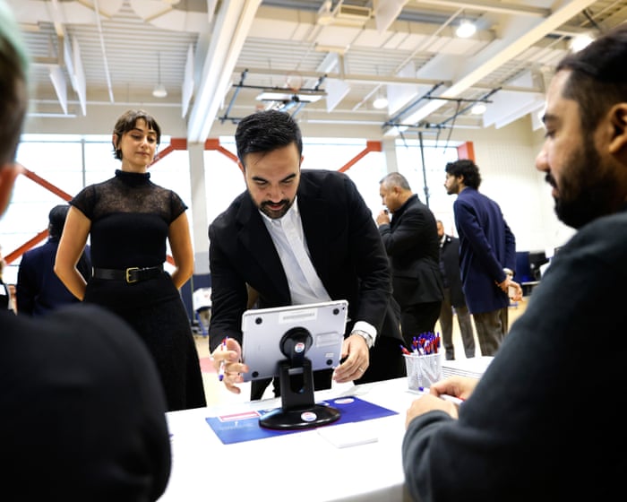 The US goes to the polls for a potential check on Trump’s power – in pictures