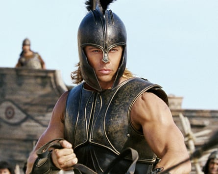 Brad Pitt in Troy.