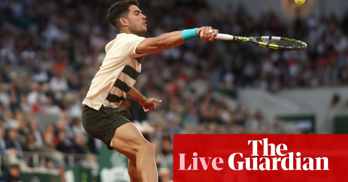 French Open 2025 semi-finals: Musetti v Alcaraz, Sinner v Djokovic live