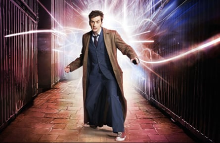 The rock star years ... David Tennant as the Doctor.