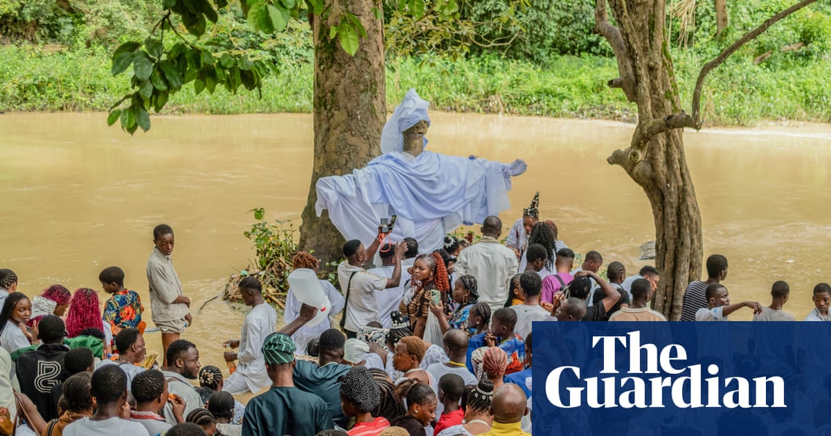 A sun goddess, hundreds of devotees – and polluted water: the Nigerian festival threatened by gold mining