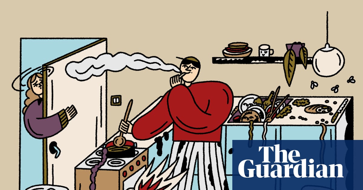 Mouldy plates, burning pans, clouds of vape smoke: how to survive the horrors of the shared kitchen