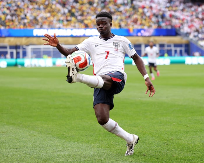 Bukayo Saka könnte gegen Panama in der Startelf stehen, aber Tuchel hütet sich davor, Druck auf ihn auszuüben