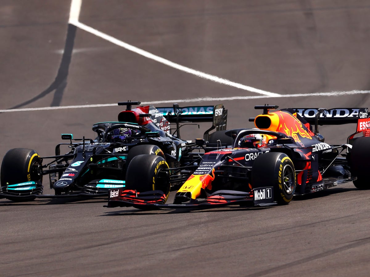 Lewis Hamilton and Max Verstappen salute mutual respect after latest battle | Formula One | The Guardian