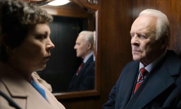 Olivia Colman and Anthony Hopkins in The Father.