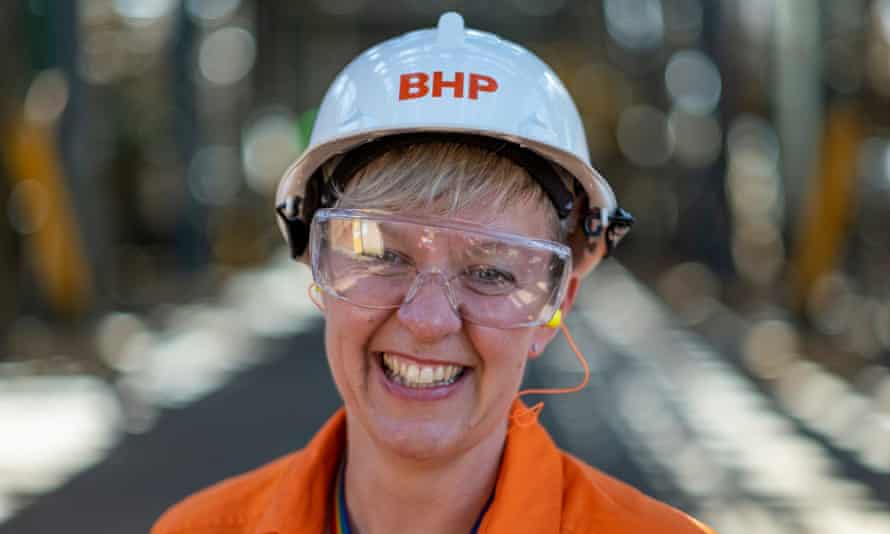 BHP Vice President Sustainability & Climate Change Fiona Wild, pictured at BHP’s nickel processing plant at Kwinana in southern Perth, Western Australia 1