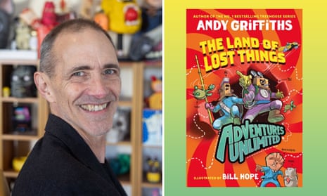 Andy Griffiths and the book cover